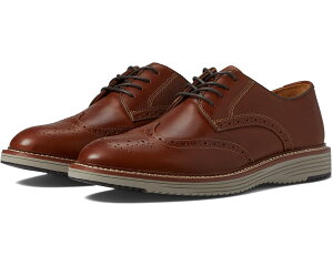 (���) �����Y �A�b�v�g�� �E�C���O �e�B�b�v Johnston  Murphy men Upton Wing Tip Tan Full Grain