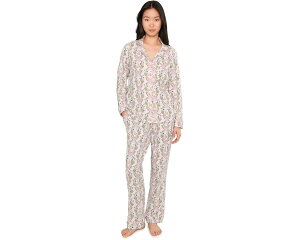 (���) �x�b�h�w�b�h�p�W���}�Y ���f�B�[�X �����O �X���[�u �N���V�b�N Pj �Z�b�g Bedhead PJs women Long Sleeve Classic PJ Set Bunny Blooms