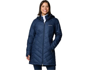 (���) �R�����r�A ���f�B�[�X �w�u�����[ �����O �t�[�f�b�g �W���P�b�g Columbia women Heavenly Long Hooded Jacket Collegiate Navy