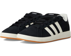 (���) �A�f�B�_�X �L�b�Y �O�����h �R�[�g 00s �V���[�Y (���g�� �L�b�h/�r�b�O �L�b�h) adidas kids Grand Court 00S Shoes (Little Kid/Big Kid) Black/Off-White/Gum