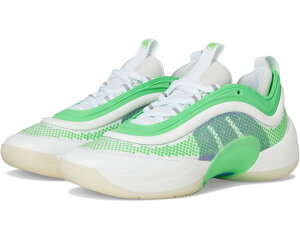 (���) �A�f�B�_�X �L�b�Y �h�� �C�V���[ 6 �o�X�P�b�g�{�[�� �V���[�Y (�r�b�O �L�b�h) adidas kids D.O.N. Issue 6 Basketball Shoes (Big Kid) White/Screaming Green/Lucid Blue