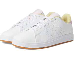 (���) �A�f�B�_�X �L�b�Y �A�h�o���e�[�W �x�[�X 2.0 �V���[�Y (�r�b�O �L�b�h) adidas kids Advantage Base 2.0 Shoes (Big Kid) White/Bliss Lilac/Clear Pink