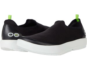 (���) �E�[�t�H�X ���f�B�[�X �E�[�G�� �C�[�W�[ ���~�e�b�h OOFOS women OOmg Eezee Limited White/Black