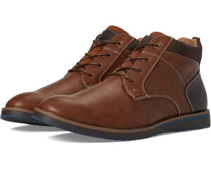 (���) �i�� �u�b�V�� �����Y �T�[�L�b�g Dc �v���[�� �g�D �`���b�J Nunn Bush men Circuit DC Plain Toe Chukka Cognac