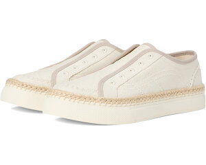 (���) �u���[�t�B�b�V�� �}���u ���f�B�[�X �m�[ �`�� �X���b�|�� Blowfish Malibu women No Chill Slip-On Cream/Silver Fabric