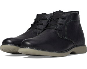 (���) �i�� �u�b�V�� �����Y �I�b�g�[ �v���[�� �g�D �`���b�J �u�[�c Nunn Bush men Otto Plain Toe Chukka Boots Black