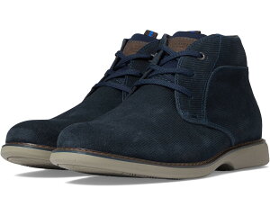 (���) �i�� �u�b�V�� �����Y �I�b�g�[ �v���[�� �g�D �`���b�J �u�[�c Nunn Bush men Otto Plain Toe Chukka Boots Navy