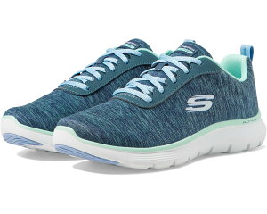 (���) �X�P�b�`���[�Y ���f�B�[�X �t���b�N�X �A�s�[�� 5.0 - ���_�� �^�C���Y SKECHERS women Flex Appeal 5.0 - Modern Times Navy Multi