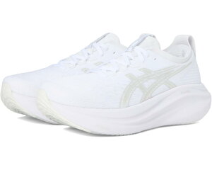 (���) �A�V�b�N�X ���f�B�[�X �Q��-�j���o�X 27 ASICS women GEL-Nimbus 27 White/Glacier Grey