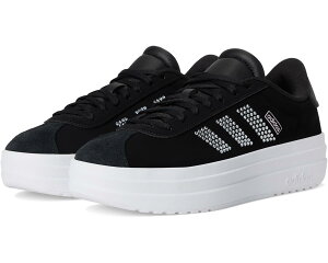 (���) �A�f�B�_�X �L�b�Y Vl �R�[�g �{�[���h ���C�t�X�^�C�� �V���[�Y (�r�b�O �L�b�h) adidas kids Vl Court Bold Lifestyle Shoes (Big Kid) Black/White/Clear Pink