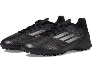 (���) �A�f�B�_�X �L�b�Y ���[�O �^�[�t J (���g�� �L�b�h/�r�b�O �L�b�h) adidas kids F50 League Turf J (Little Kid/Big Kid) Black/Iron Metallic/Gold Metallic