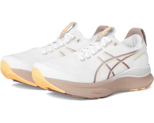 (���) �A�V�b�N�X ���f�B�[�X �Q��-�J���m 32 ASICS women GEL-Kayano 32 White/Orange Glow