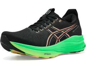 (���) �A�V�b�N�X �����Y �Q��-�J���m 32 ASICS men GEL-Kayano 32 Black/Vital Green