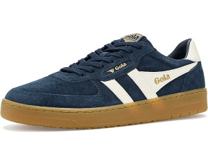 (���) �S�[�� �����Y �z�[�N �X�G�[�h Gola men Hawk Suede 86 Navy/Off White/Gum