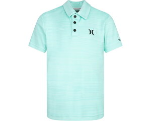 (���) �n�[���[ �L�b�Y �h���C-�t�B�b�g �|�� �V���c (���g�� �L�b�Y) Hurley kids Dri-FIT Polo Shirt (Little Kids) Aurora Green Heather