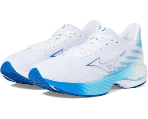 (���) �~�Y�m ���f�B�[�X �E�F�[�u ���C�_�[ 28 Mizuno women Wave Rider 28 White/Mugen Blue