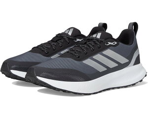(���) �A�f�B�_�X ���f�B�[�X ���� �t�@���R�� 5 �g���C�� adidas women Run Falcon 5 Trail Black/Silver Metallic/Carbon