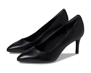 (���) ���b�N�|�[�g ���f�B�[�X �g�[�^�� ���[�V���� 75mm �|�C���e�B �g�D �|���v Rockport women Total Motion 75mm Pointy Toe Pump Black Smooth Leather
