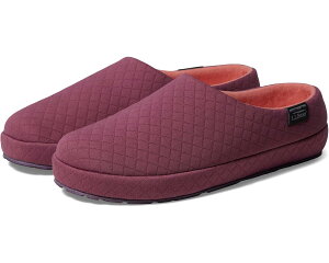 (���) �G���G���r�[�� ���f�B�[�X �L���e�b�h �X���b�p �X�J�t L.L.Bean women Quilted Slipper Scuff Dark Plum Rose