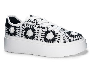 (���) �_�[�e�B�����h���[ ���f�B�[�X ���N���G�[�V���� �N���[�V�F �X�j�[�J�[ Dirty Laundry women Recreation Crochet Sneakers Black/White Multi