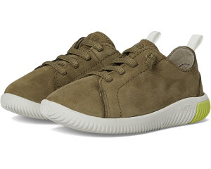 (���) �L�[�� �L�b�Y KNX ���U�[ �X�j�[�J�[ (���g�� �L�b�h/�r�b�O �L�b�h) KEEN kids KNX Leather Sneaker (Little Kid/Big Kid) Martini Olive/Evening Primrose