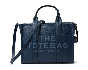 (���) �}�[�N�W�F�C�R�u�X �U ���U�[ �~�f�B�A�� �g�[�g �o�b�O Marc Jacobs The Leather Medium Tote Bag Blue Sea