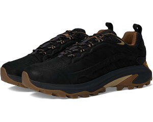 (���) ������ �����Y ���A�u �X�s�[�h 2 ���U�[ �E�H�[�^�[�v���[�t Merrell men Moab Speed 2 Leather Waterproof Black