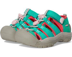 (���) �L�[�� �L�b�Y �j���[�|�[�g �G�C�`�c�[ (�g�h���[/���g�� �L�b�h) KEEN kids Newport H2 (Toddler/Little Kid) Bright Aqua/Pink-A-Boo