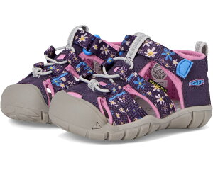 (���) �L�[�� �L�b�Y �V�[�L�����v �� �V�[�G�k�G�b�N�X (�g�h���[) KEEN kids Seacamp II CNX (Toddler) Daisies/Marina