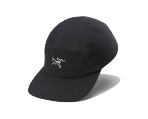 (���) �A�[�N�e���N�X �K���} 5 �p�l�� �L���b�v Arc'teryx Gamma 5 Panel Cap Black/Arctic Silk