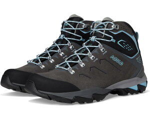 (���) �A�]�� ���f�B�[�X �A�J�f�B�A �~�b�h Lth Gtx Asolo women Acadia Mid Lth GTX Graphite/Sky Blue