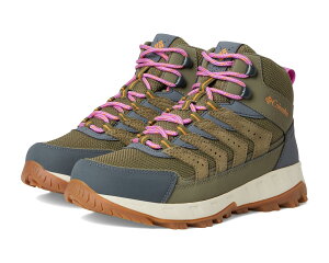 (���) �R�����r�A ���f�B�[�X �X�g���C�^ �g���C�� �~�b�h Wp Columbia women Strata Trail Mid Wp Stone Green/Sunstone