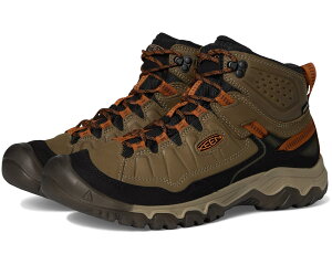 (���) �L�[�� �����Y �^�[�M�[ Iv �E�H�[�^�[�v���[�t �n�C�L���O �u�[�c KEEN men Targhee IV Waterproof Hiking Boots Sea Turtle/Roasted Pecan