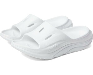(���) �z�J�I�l�I�l ���j�Z�b�N�X �I�� ���J�o���[ �X���C�h 3 Hoka unisex Ora Recovery Slide 3 White/White