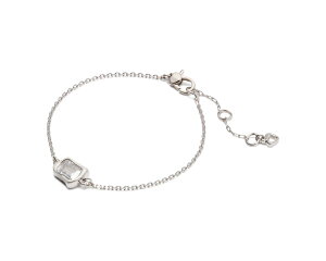 (���) �P�C�g�X�y�[�h ���E���g�� �O���X �\���e�B�A �u���X���b�g Kate Spade New York Molten Glass Solitaire Bracelet Clear/Silver