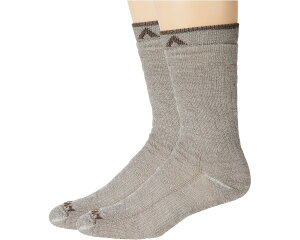 (���) �E�B�O���� ���j�Z�b�N�X �����m �R���t�H�[�g �n�C�J�[ 2-�p�b�N Wigwam unisex Merino Comfort Hiker 2-Pack Taupe
