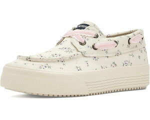 (���) �X�y���[ �L�b�Y �o�n�} �v���b�g�t�H�[�� (���g�� �L�b�h/�r�b�O �L�b�h) Sperry kids Bahama Platform (Little Kid/Big Kid) Bone Ditsy Floral
