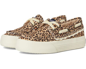 (���) �X�y���[ �L�b�Y �o�n�} �v���b�g�t�H�[�� (���g�� �L�b�h/�r�b�O �L�b�h) Sperry kids Bahama Platform (Little Kid/Big Kid) Cheetah
