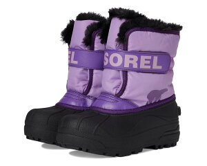 (���) �\���� �L�b�Y �`���h���� �X�m�[ �R�}���_�[ (�g�h���[/���g�� �L�b�h) SOREL kids Childrens Snow Commander (Toddler/Little Kid) Gumdrop/Purple Violet