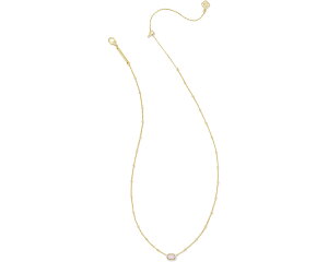 (���) �P���h���X�R�b�g �~�j �C���C�U �T�e���C�g �V���[�g �y���_���g �l�b�N���X Kendra Scott Mini Elisa Satellite Short Pendant Necklace Gold Pink Opalite Crystal