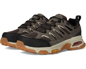 (���) �X�P�b�`���[�Y ���[�N �����Y �X�P�b�`-�G�A�[ �G���{�C ST - �A�[�L�b�g SKECHERS Work men Skech-Air Envoy ST - Arcket Taupe/Black