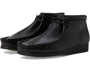 (���) �N���[�N�X �����Y �����r�[ �u�[�c Clarks men Wallabee Boots Black Leather