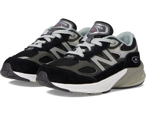 (���) �j���[�o�����X �L�b�Y 990v6 (�C���t�@���g/�g�h���[) New Balance kids 990V6 (Infant/Toddler) Black/Silver 1