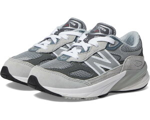 (���) �j���[�o�����X �L�b�Y 990v6 (�C���t�@���g/�g�h���[) New Balance kids 990V6 (Infant/Toddler) Grey/Silver 1