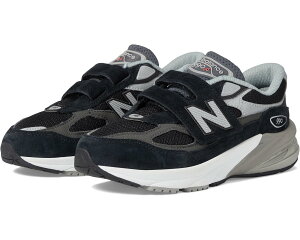 (���) �j���[�o�����X �L�b�Y 990v6 (���g�� �L�b�h) New Balance kids 990v6 (Little Kid) Black/Silver 1