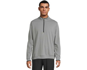(���) �A�f�B�_�X �S���t �����Y �R�A ���C�g�E�F�C�g 1/2 �W�b�v �v���I�[�o�[ adidas Golf men Core Lightweight 1/2 Zip Pullover Grey Three