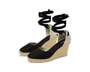 (���) �\���h�X ���f�B�[�X �}���Z�C�� �E�F�b�W �G�X�p�h���[�� Soludos women Marseille Wedge Espadrille Black