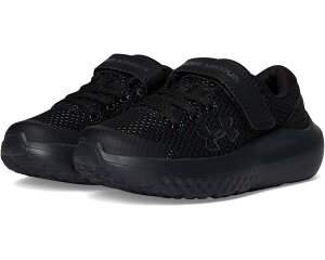 (���) �A���_�[�A�[�}�[ �L�b�Y �T�[�W 4 �I���^�l�C�g �N���[�W���[ (���g�� �L�b�h) Under Armour kids Surge 4 Alternate Closure (Little Kid) Black/Black/Black
