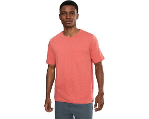 (���) �t�@���e�B �����Y �T���E�H�b�V���h �|�P�b�g �e�B�[ Faherty men Sunwashed Pocket Tee Coral Red