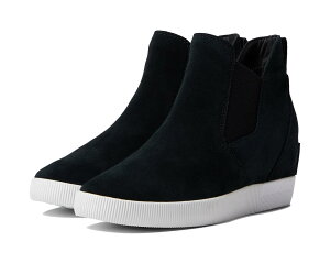 (���) �\���� ���f�B�[�X �A�E�g n �A�o�E�g �X���b�|�� �E�F�b�W �� SOREL women Out N About Slip-On Wedge II Black/White